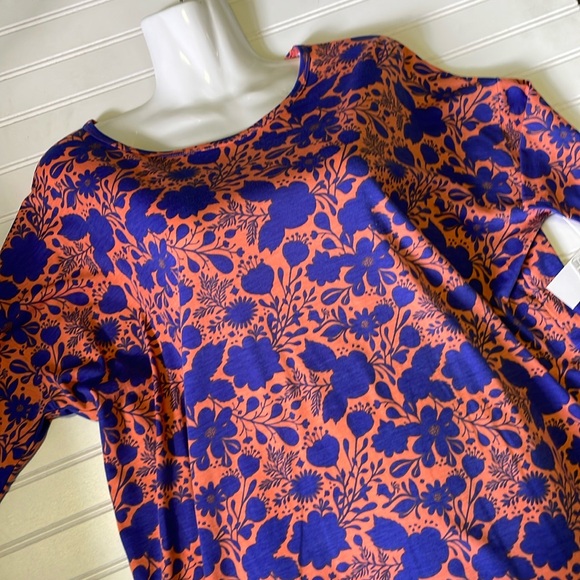 LulaRoe Printed Floral Irma Tunic Top-0049 - Picture 8 of 10